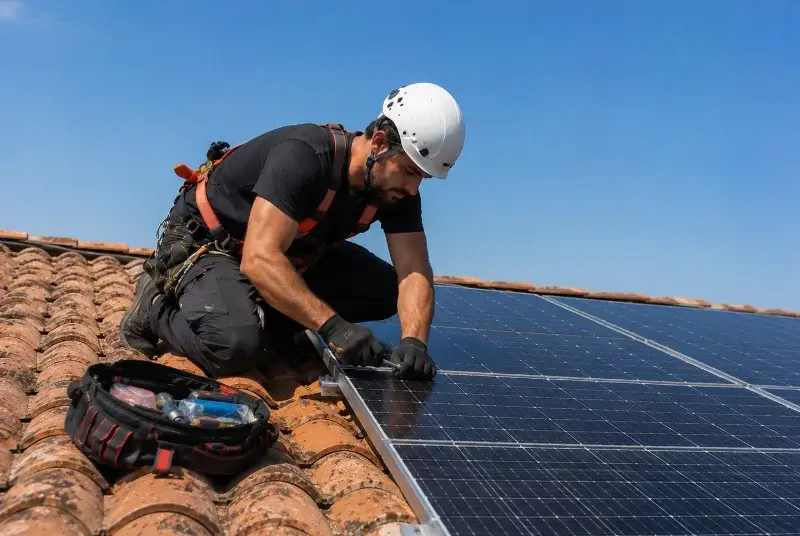 Maintenance et monitoring de panneaux solaires à Solérieux